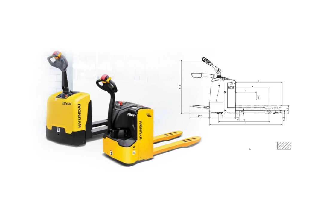 The Rugged 15EP Warehouse Pallet Jack
