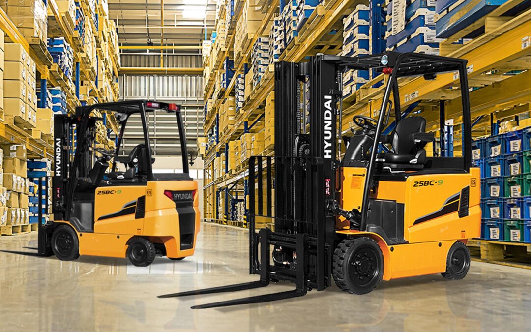 Hyundai Forklifts In Warehouse | Brennan Equipment Services